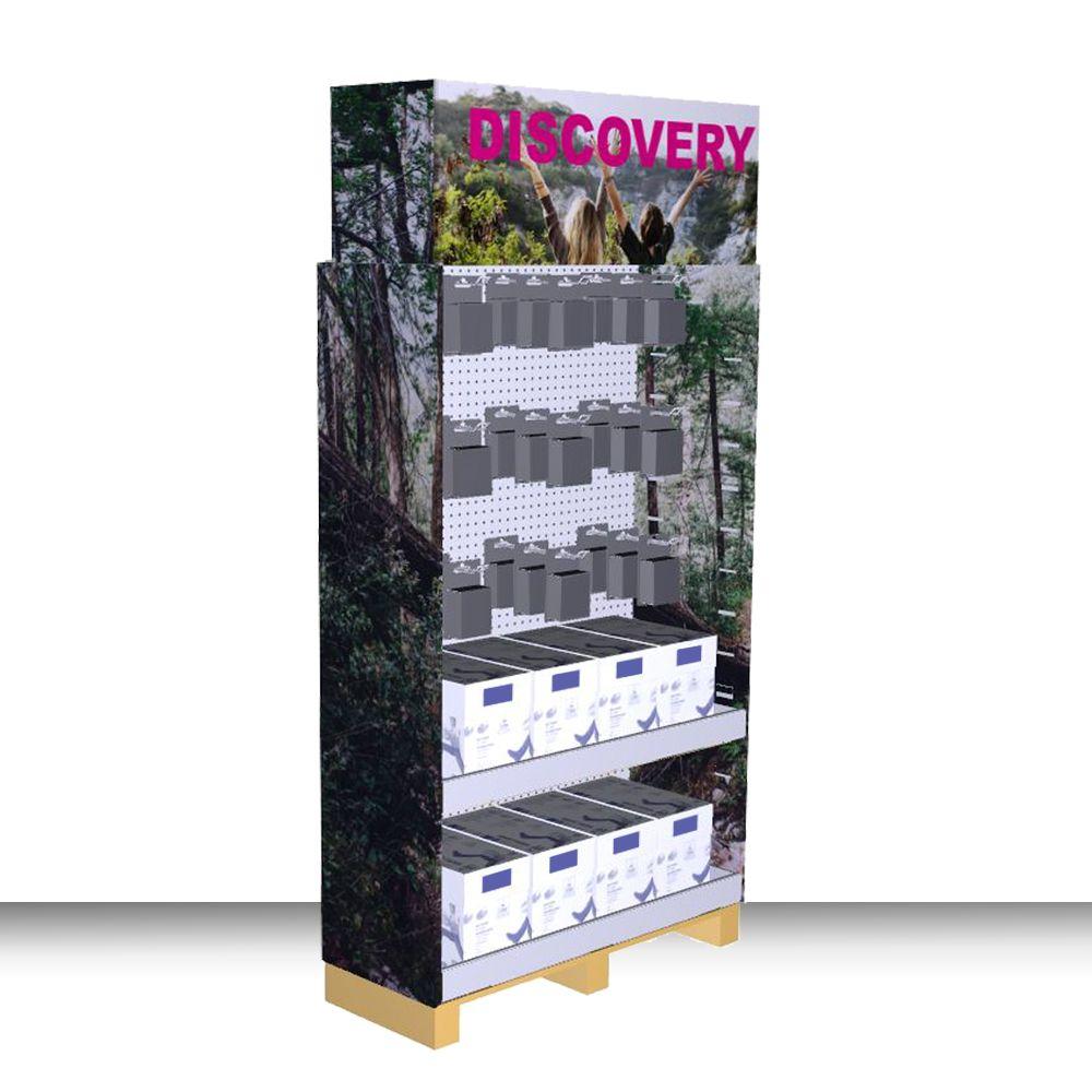 Box étagères mixte étagères fond isorel + broches